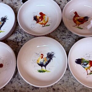 Pier1 Farmhouse cereal/salad bowls. Never used! I have 8 of them.